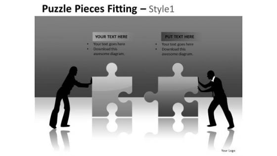 Business Merger Puzzle PowerPoint Slides And Editable Ppt Templates