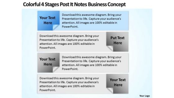 Business Model Diagram Examples 4 Stages Post It Notes Concept Ppt PowerPoint Slide Business Model Diagram Examples 4 Stages Post It Notes Concept Ppt PowerPoint Slide