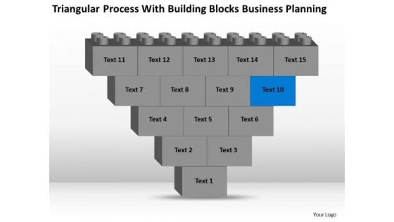 Business Model Diagram Examples With Building Blocks Planning PowerPoint Templates