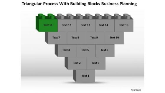 Business Model Diagram Examples With Building Blocks Planning Ppt PowerPoint Template