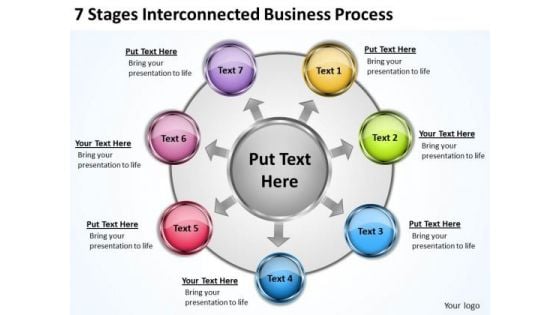 Business Model Diagrams PowerPoint Templates Free Download Process Slides