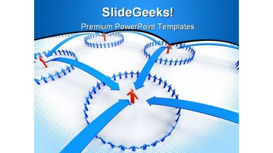 Business Network Communication PowerPoint Themes And PowerPoint Slides 0511