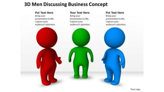 Business Network Diagram Examples Discussing PowerPoint Theme Concept Slides