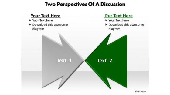 Business Network Diagram Examples Perspectives Of Discussion Ppt PowerPoint Slides