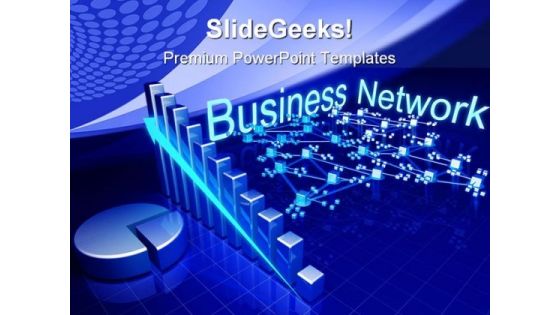 Business Network Growth Finance PowerPoint Themes And PowerPoint Slides 0411