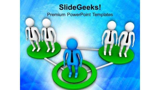 Business Network PowerPoint Templates Ppt Backgrounds For Slides 0813