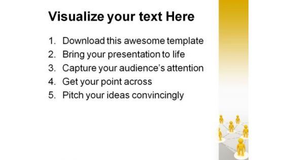Business Networking Communication PowerPoint Themes And PowerPoint Slides 0711