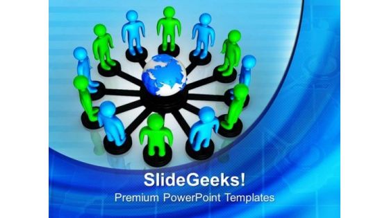 Business Networking Concept PowerPoint Templates Ppt Backgrounds For Slides 0513