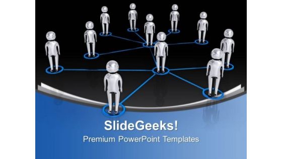 Business Networking Team Concept PowerPoint Templates Ppt Backgrounds For Slides 0113