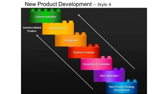 Business New Product Development 4 PowerPoint Slides And Ppt Diagram Templates