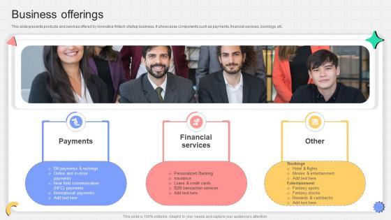 Business Offerings P2p Payment Startup Go To Market Strategy GTM SS V