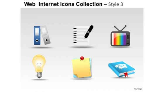 Business Office Web Internet Icons PowerPoint Slides And Ppt Diagram Templates