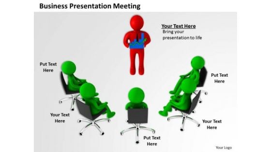 Business People Clip Art PowerPoint Presentations Meeting Slides