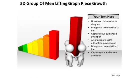 Business People Clipart 3d Group Of Men Lifting Graph Piece Growth PowerPoint Slides Business People Clipart 3d Group Of Men Lifting Graph Piece Growth PowerPoint Slides