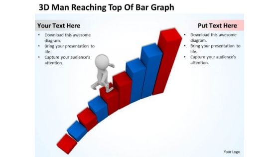 Business People Clipart 3d Man Reaching Top Of Bar Graph PowerPoint Templates Business People Clipart 3d Man Reaching Top Of Bar Graph PowerPoint Templates