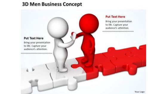 Business People Clipart 3d Men New PowerPoint Presentation Concept Templates