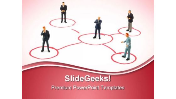 Business People Communication PowerPoint Themes And PowerPoint Slides 0811