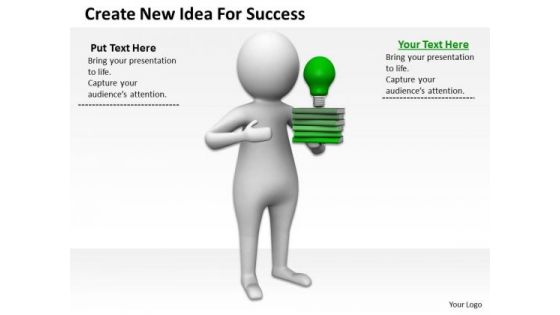 Business People Create New Idea For Success PowerPoint Slides