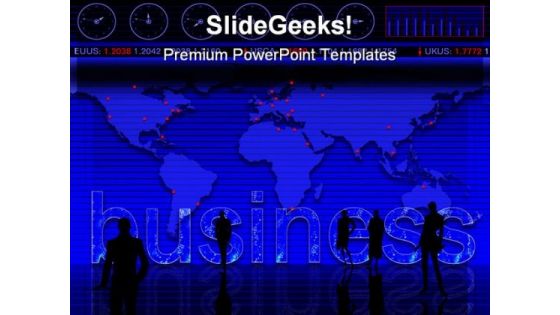 Business People Global PowerPoint Templates And PowerPoint Backgrounds 0511