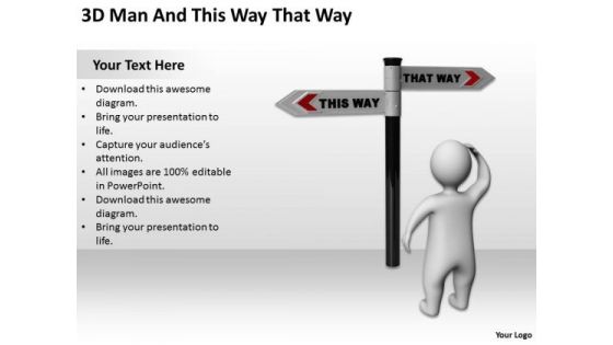 Business People Images 3d Man And This Way That PowerPoint Slides