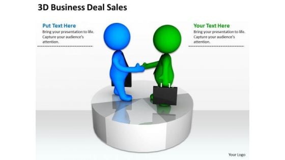 Business People Images 3d Men Free PowerPoint Templates Deal Sales Slides