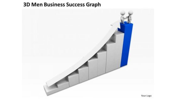 Business People Images 3d Men Free PowerPoint Templates Success Graph Slides