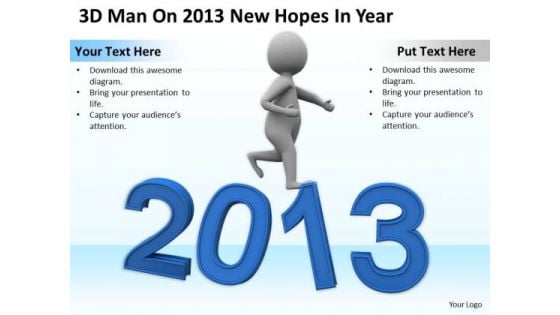 Business People Images On 2013 New Hopes Year PowerPoint Templates Ppt Backgrounds For Slides