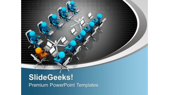 Business People Meeting To Share Ideas PowerPoint Templates Ppt Backgrounds For Slides 0213