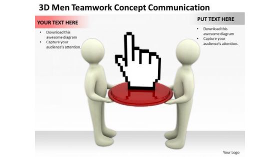 Business People Men Teamwork Concept Communication PowerPoint Templates Ppt Backgrounds For Slides