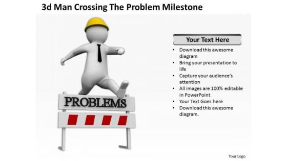 Business People Pictures The Problem Milestone PowerPoint Templates Ppt Backgrounds For Slides