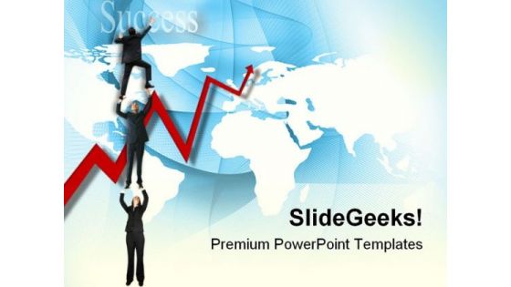 Business People Success PowerPoint Themes And PowerPoint Slides 0811