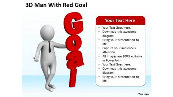 Business People Vector 3d Man With Red Goal PowerPoint Templates Ppt Backgrounds For Slides Business People Vector 3d Man With Red Goal PowerPoint Templates Ppt Backgrounds For Slides