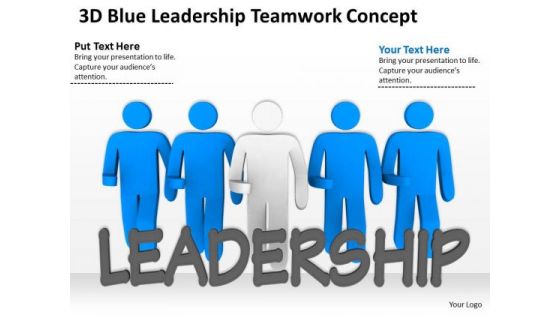 Business People Vector Leadership Teamwork Concept PowerPoint Templates Ppt Backgrounds For Slides