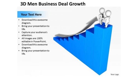 Business Persons Templates Download Deal Growth PowerPoint Ppt Backgrounds For Slides