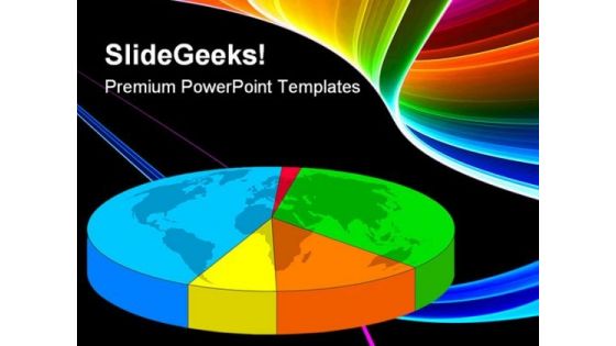Business Pie Chart Abstract PowerPoint Templates And PowerPoint Backgrounds 0711
