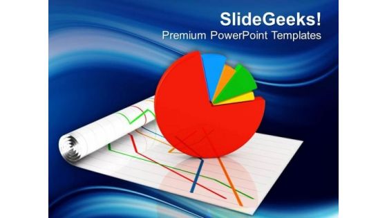 Business Pie Chart Represents Sales PowerPoint Templates Ppt Backgrounds For Slides 0413