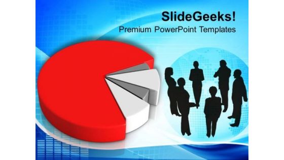 Business Pie Chart Strategy PowerPoint Templates Ppt Backgrounds For Slides 0413