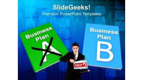 Business Plan A And Plan B PowerPoint Templates And PowerPoint Themes 1012