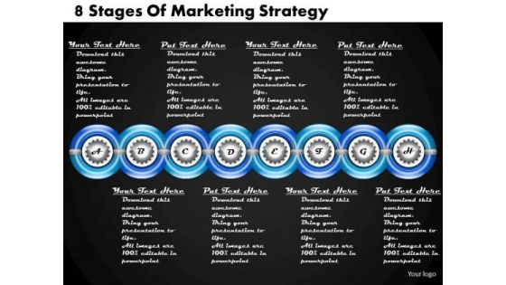 Business Plan And Strategy 8 Stages Of Marketing Strategic Planning Process Ppt Slide