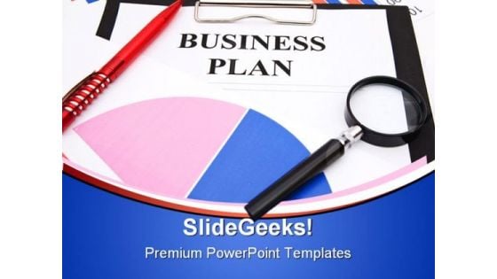 Business Plan Business PowerPoint Template 0910