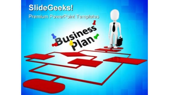 Business Plan Chart Metaphor PowerPoint Templates And PowerPoint Backgrounds 0311