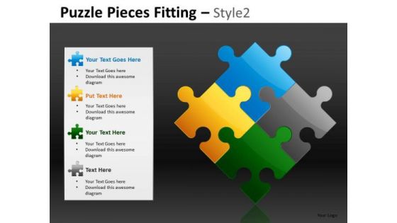 Business Plan Components Puzzles PowerPoint Slides And Editable Ppt