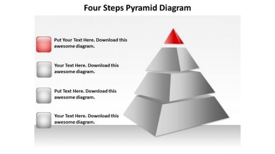 Business Plan Diagram Diagrams Templates 4 PowerPoint Ppt Backgrounds For Slides