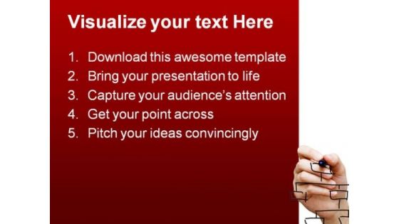 Business Plan People PowerPoint Template 0910