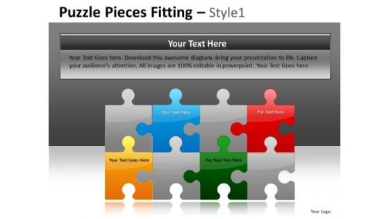 Business Plan Puzzle PowerPoint Slides And Editable Puzzles Ppt