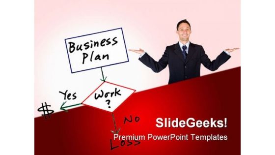 Business Plan Success PowerPoint Templates And PowerPoint Backgrounds 0611