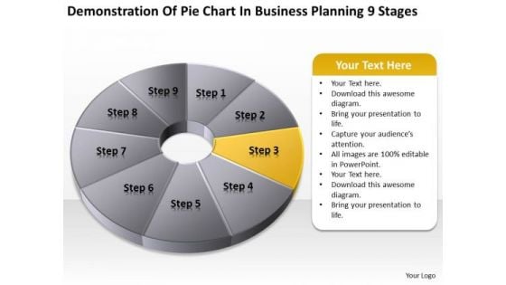 Business Planning 9 Stages Ppt Downloadable Template PowerPoint Slides