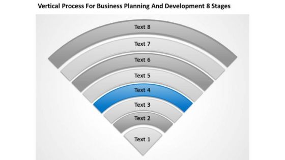 Business Planning And Development 8 Stages Bar Sample PowerPoint Slides