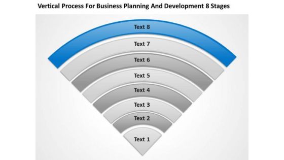 Business Planning And Development 8 Stages Ppt Template PowerPoint Slides