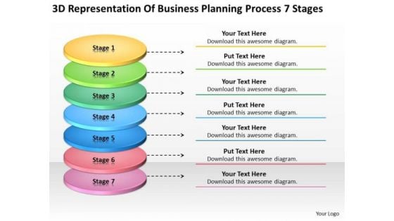 Business Planning Process 7 Stages Non Profit Plans PowerPoint Templates